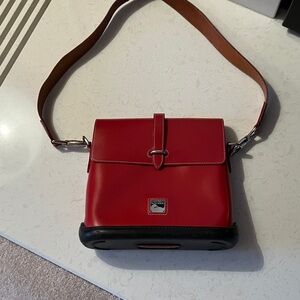 Dooney & Bourke Red and Black Crossbody Bag